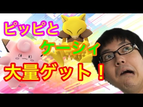 【ポケモンGO】巣めぐり散歩！ケーシィとピッピを追え！！【図鑑コンプ】