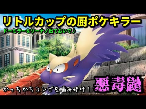 【ＧＯバトルリーグ】硬すぎ君！ドーミラー＆ソーナノを噛み砕け！リトルカップの２強を葬り去るシャドースカンプーの実力を見よ！【ポケモンＧＯ】