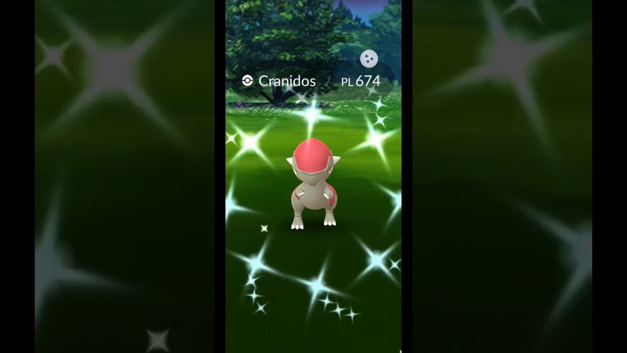 Cattura di Cranidos Shiny ✨ Pokemon GO