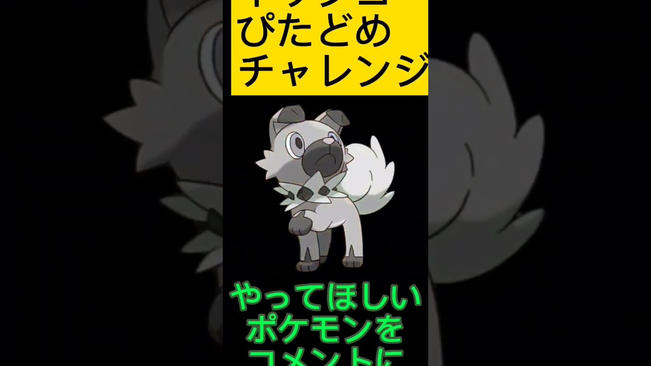 ポケモンぴたどめチャレンジ！イワンコ編！！