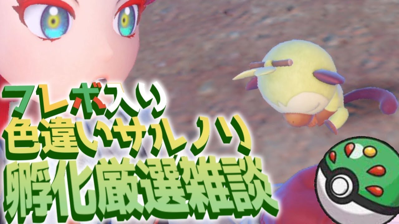 【SV色違い孵化雑談!!】フレボ入り色違いサルノリ孵化で出します！！メガ速たまごあっため雑談【ポケモンSV スカーレット バイオレット】