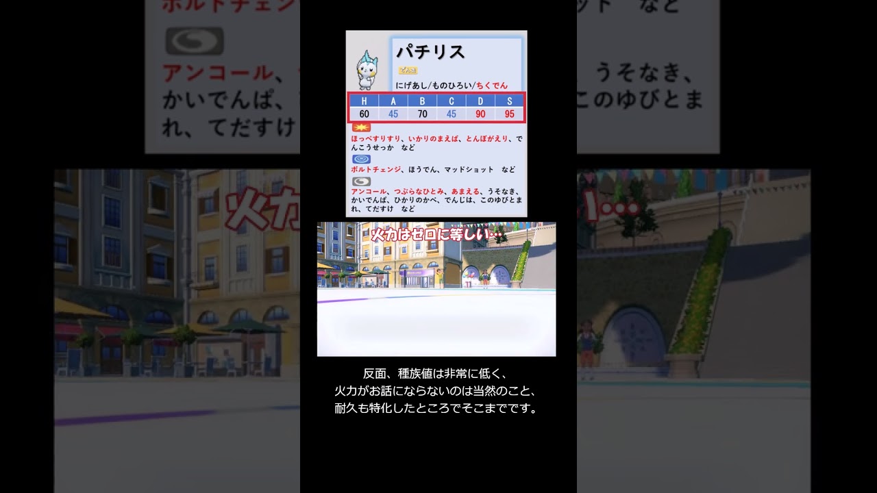【マイナーポケモン解説】”かわいいだけじゃない？”パチリス【ポケモンSV】#shorts
