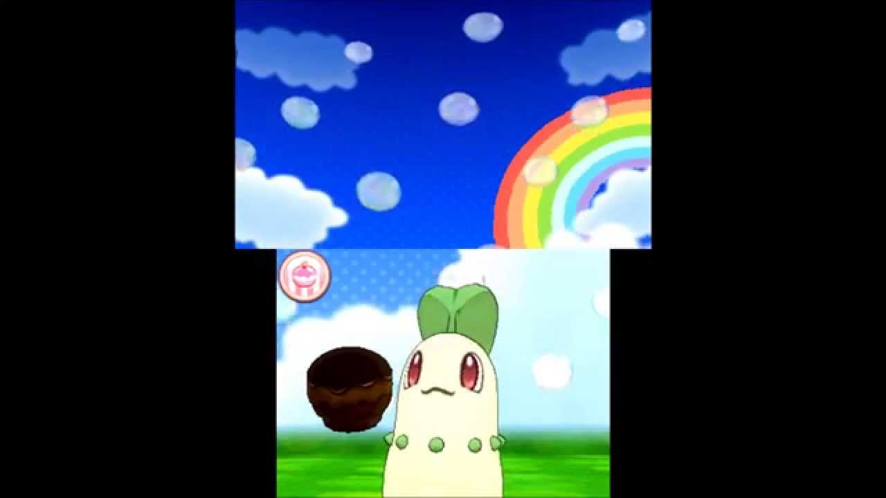 ポケパルレ　チコリータ(Pokemon Amie Chikorita)