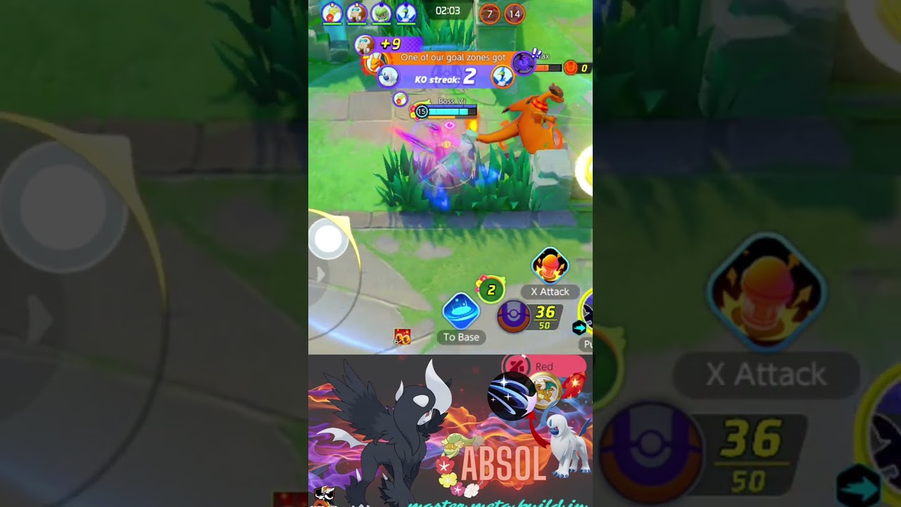 How To Play Absol | Best Moves and Builds | Ultimate Guide | #pokemonunite #trending #shorts