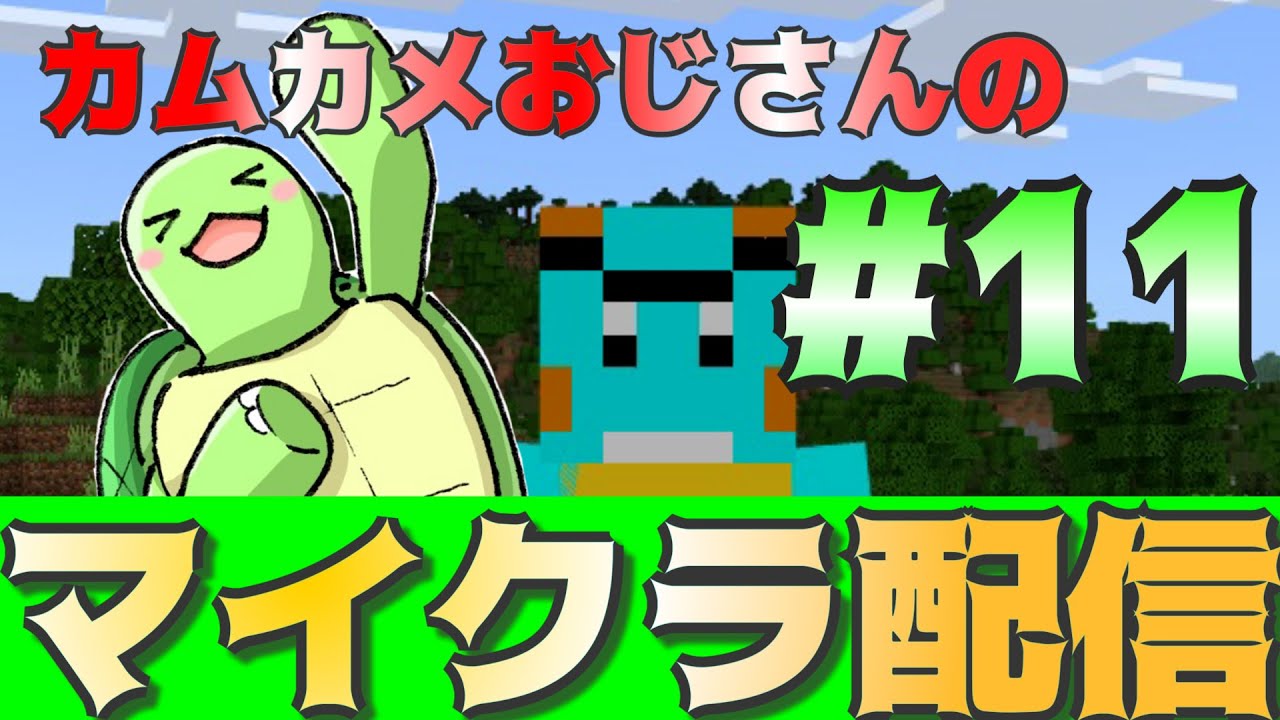 カムカメおじさんのマイクラ配信！#11【かめちゃんねる】