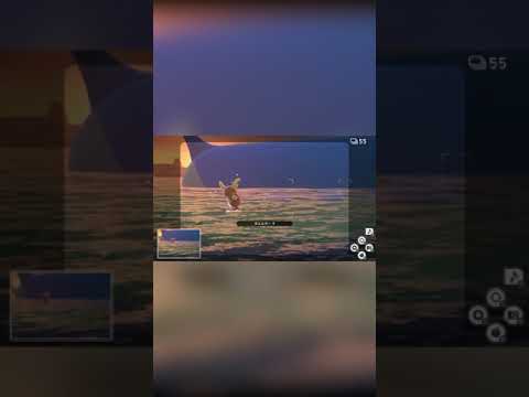 【Newポケモンスナップ NEW POKÉMON SNAP】アローラライチュウがサーフィンする動画 #shorts 【Alolan Raichu is surfing.】