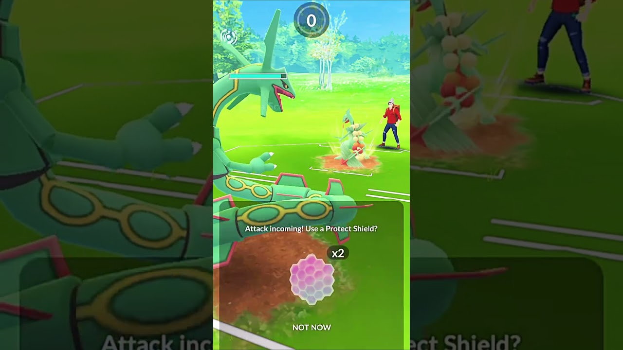 Mega Sceptile V/S Rayquaza PVP Dragon 🐉 Battle in #pokemongo