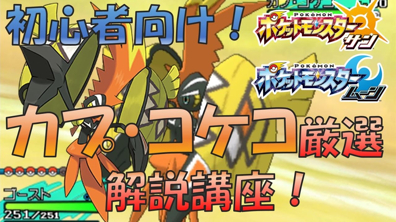 【ポケモンサンムーン】~厳選解説~カプ・コケコめざ地面厳選方法説明します！【初心者向け】