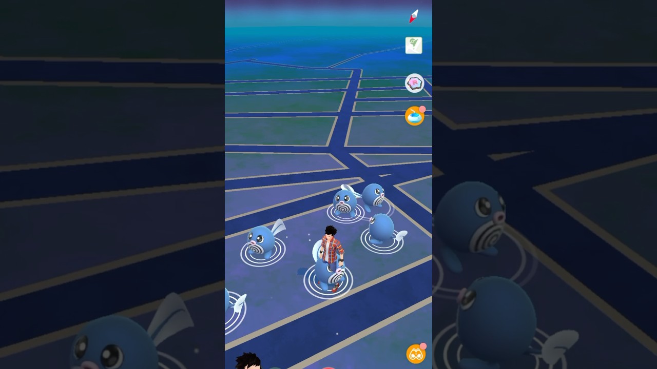 La invasión de POLIWAG tuvo que traer algo bueno…🤩 #pokémongo #viral #viralvideo #viralshort