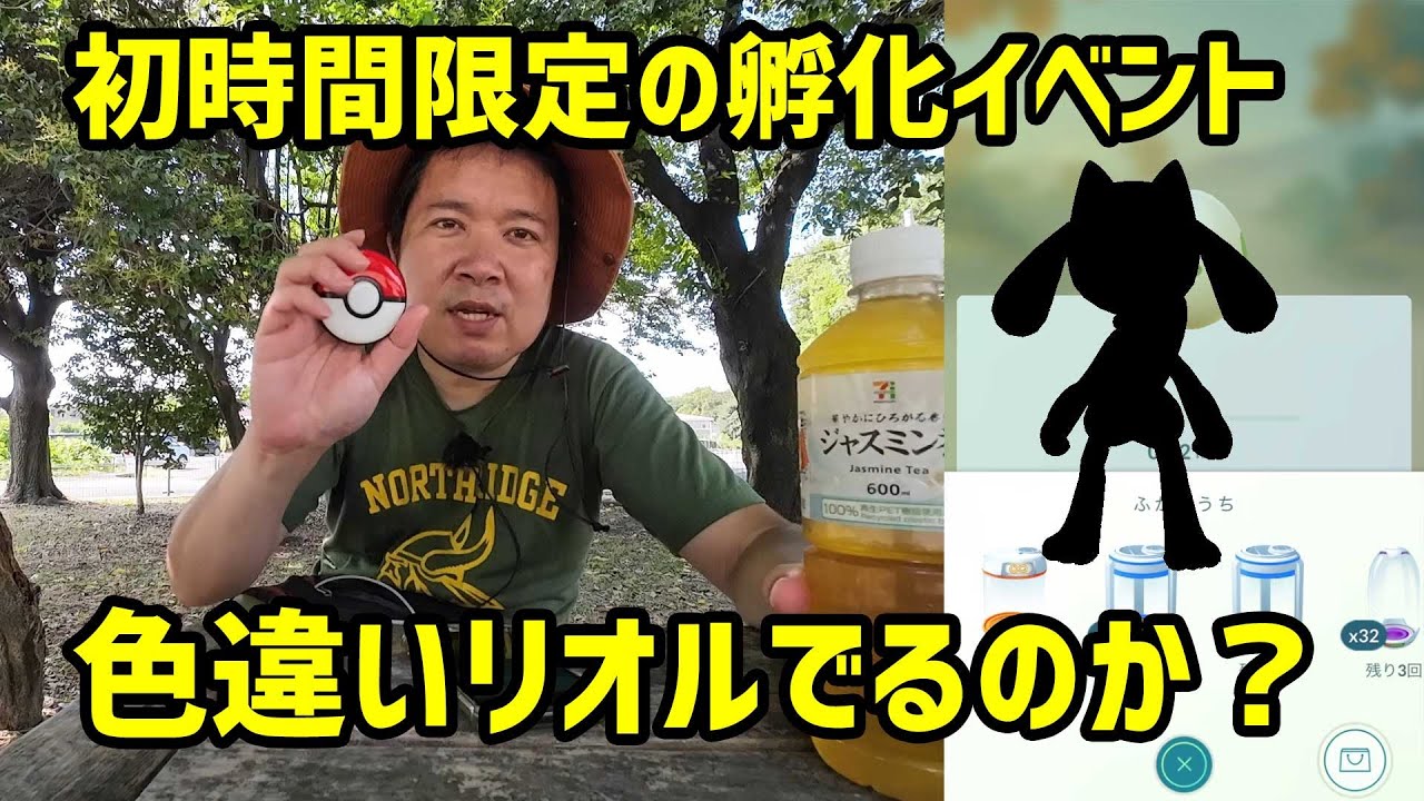【ポケモンGO】暑い！体力不足！しかし色違い未所持なので、ここで出したい！ ｢リオル｣ふかの日イベント
