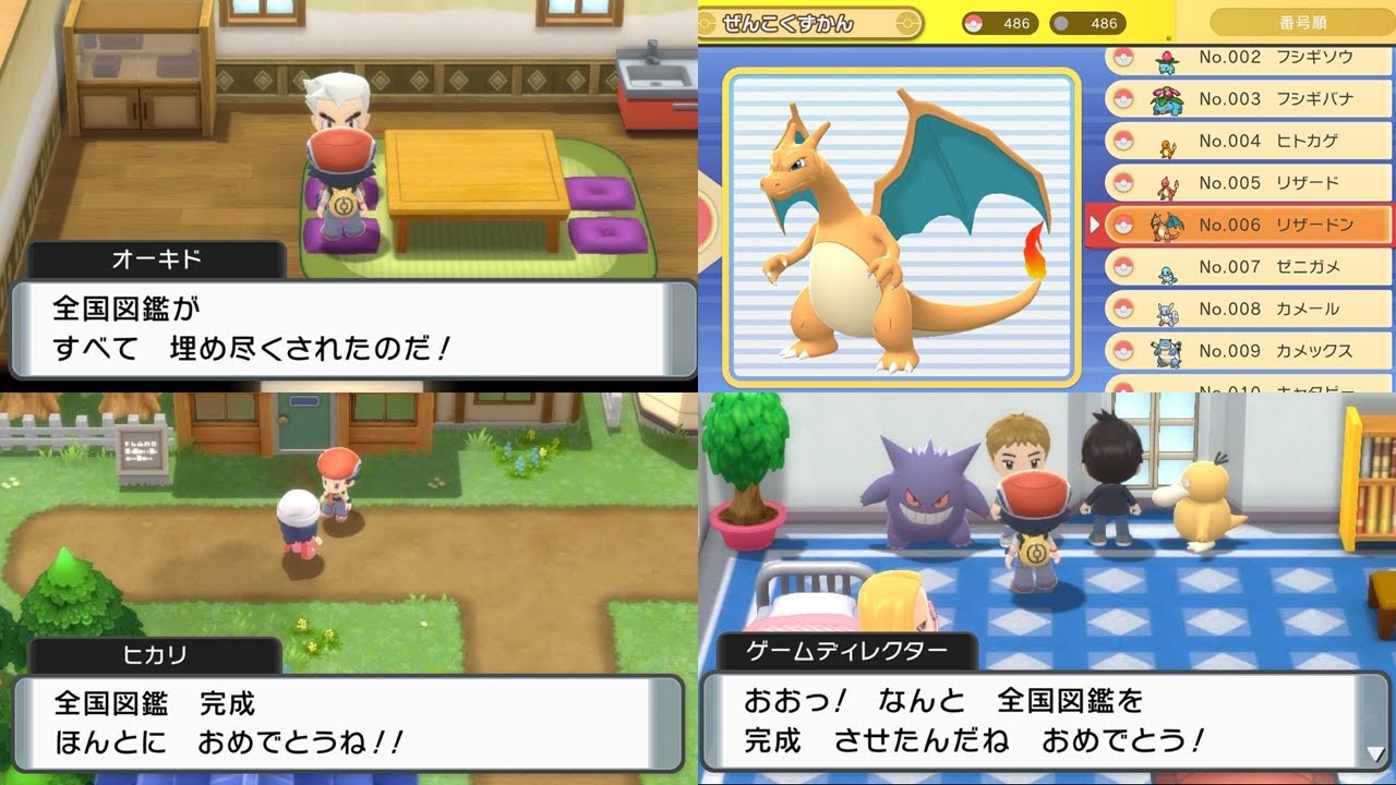 全国図鑑完成後の世界　ダイパリメイク
