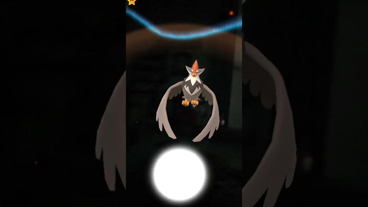 Pokemon Staraptor CP1138 was caught - Pokemon Go
