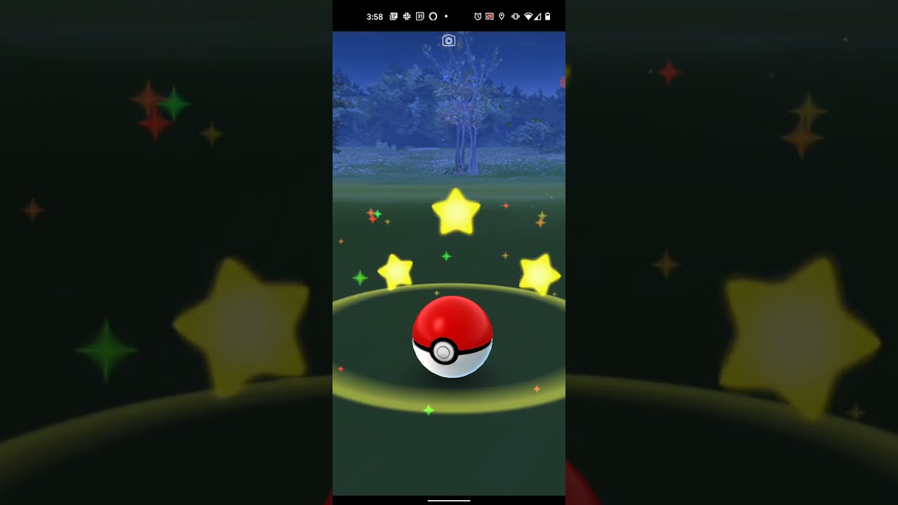 【ポケモンGO】ほのおポワルンをワンショット・エクセレント・カーブボールでゲットしただけの動画 #SHORTS