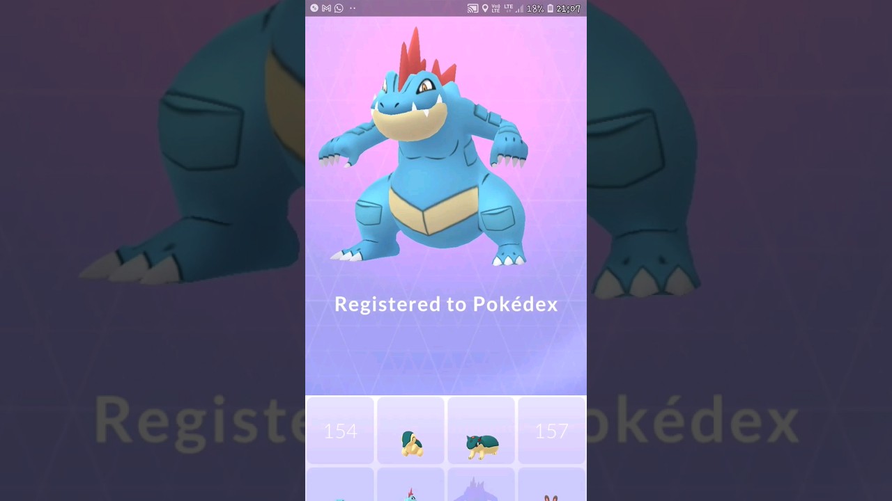 evolved totodile pokemon go
