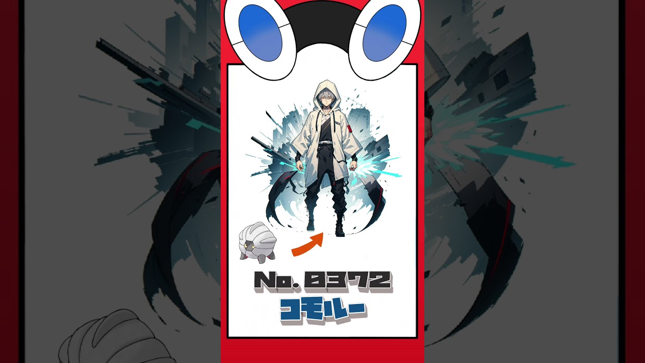 【ポケモン】ラブカスとラブカスしたいなコレ【AI擬人化図鑑】#shorts