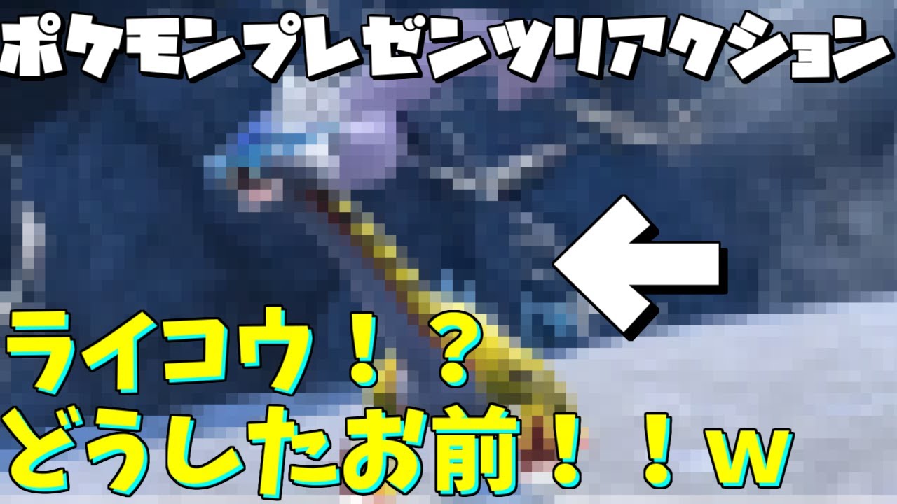 【驚愕】ライコウ！？どうしたお前ｗｗｗ【ポケモンプレゼンツ実況・リアクション】