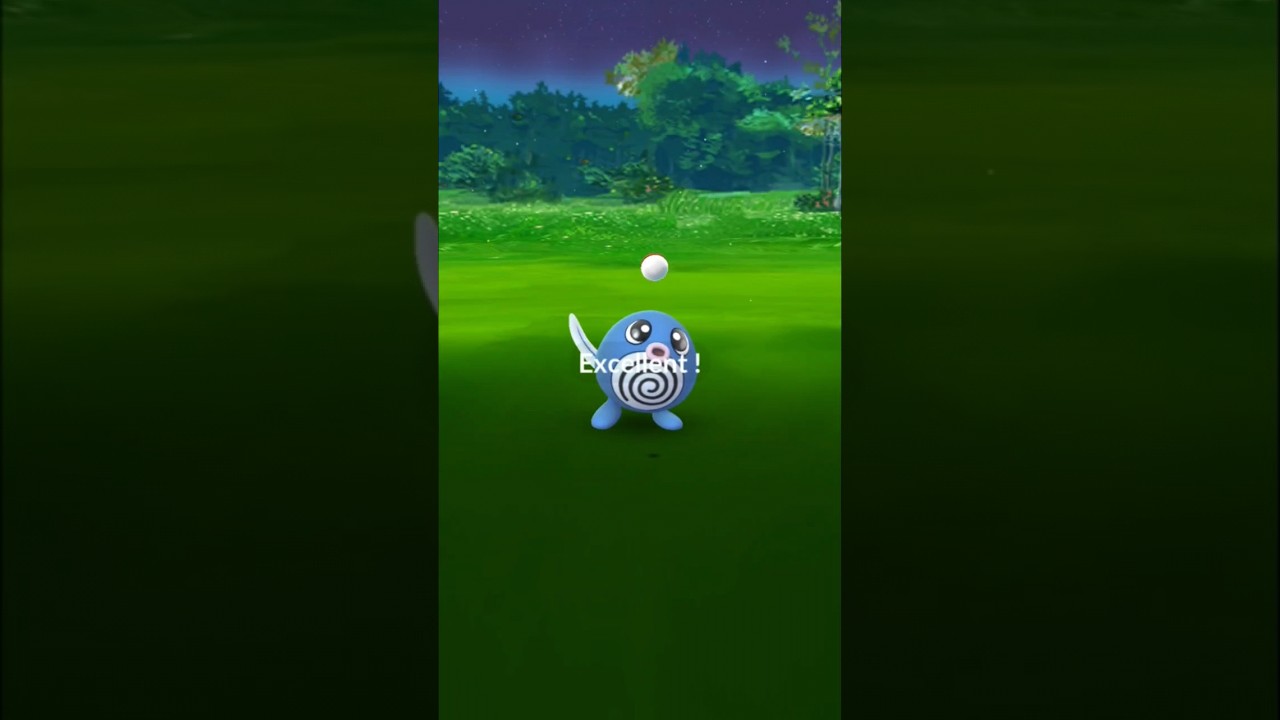【ポケモンGO】 No.0060 ニョロモへのエクセレントスロー 【エクセレントスローずかん】