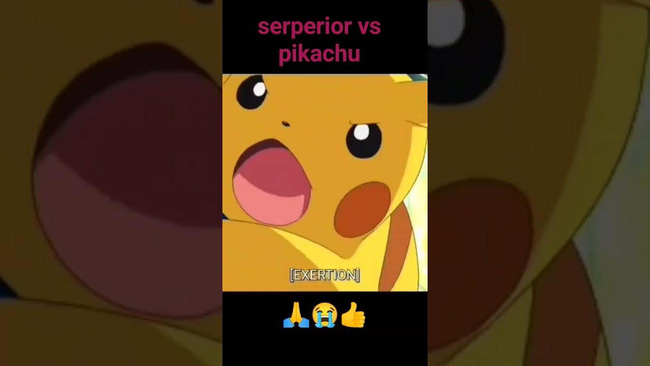 #please #like subscribe😭🙏 #pokemon serperior vs pikachu👿👿👿😡😡😡