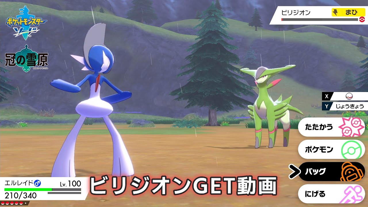 【ポケモン剣盾】比較的早いビリジオンGET動画