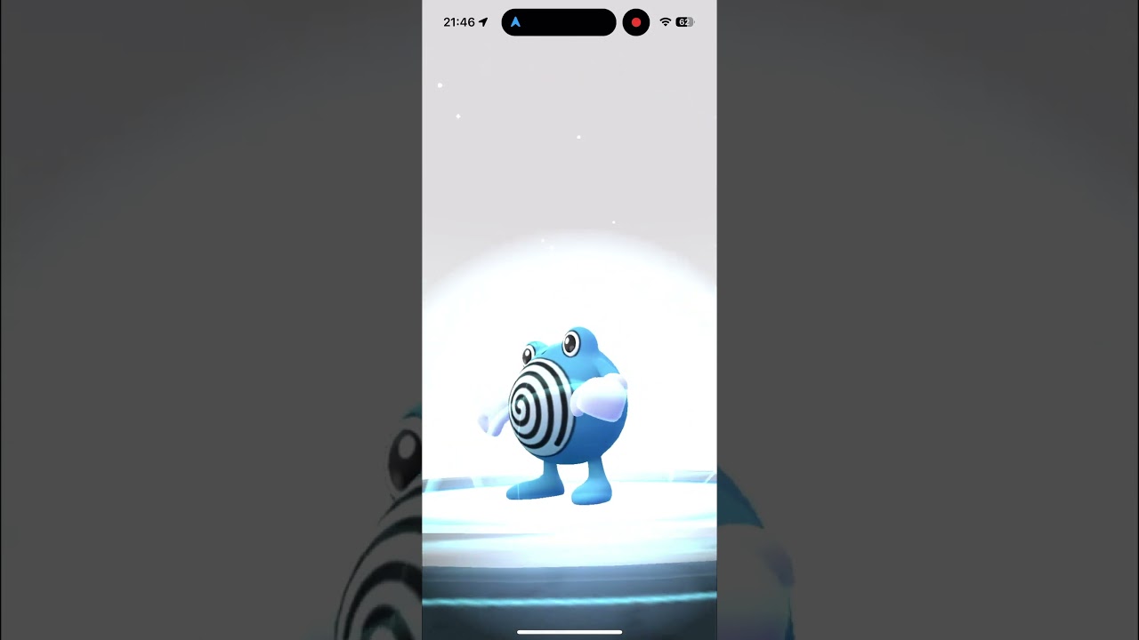 【ポケモンGO】色違いニョロモをニョロトノに進化！/SHINY Poliwag evolved  Politoed！#shorts