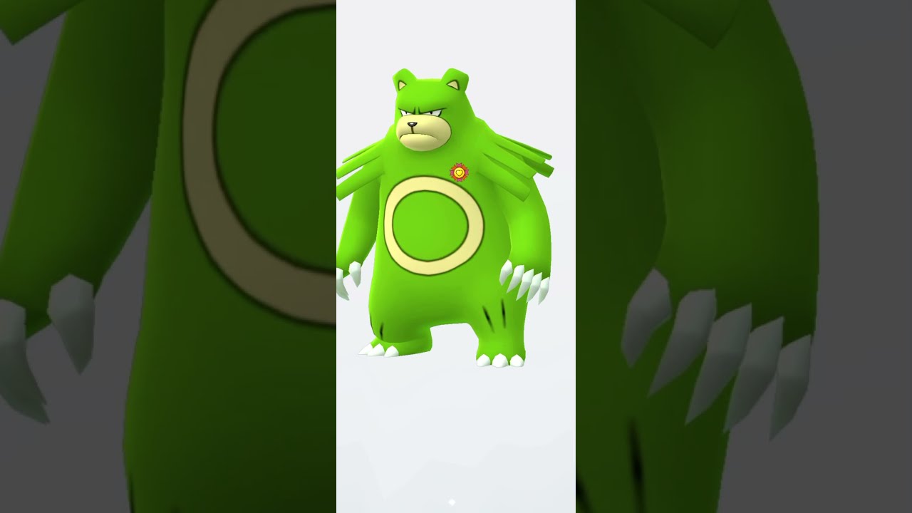 【Pokémon GO】ヒメグマ → リングマ 進化🔥 色違いver