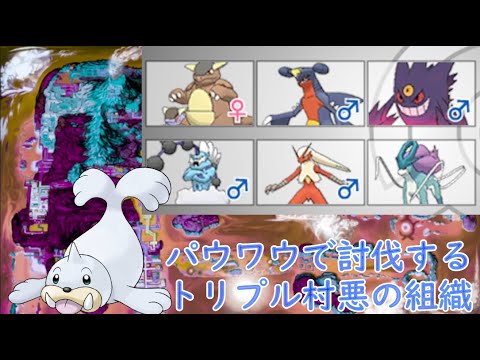 【vsシングル】パウワウで討伐する悪の組織part.2【ポケモンORAS】