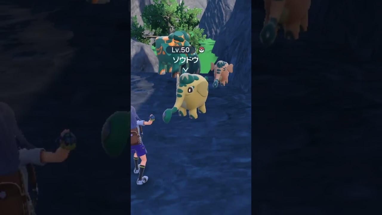 自然遭遇:色違いゾウドウ編(*'▽'*)