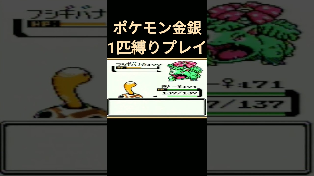 【ポケモン金銀】ポケモン金銀1匹縛りプレイ!!ツボツボver【縛りプレイ】#ポケモン金銀 #縛りプレイ #ツボツボ #ゲーム実況