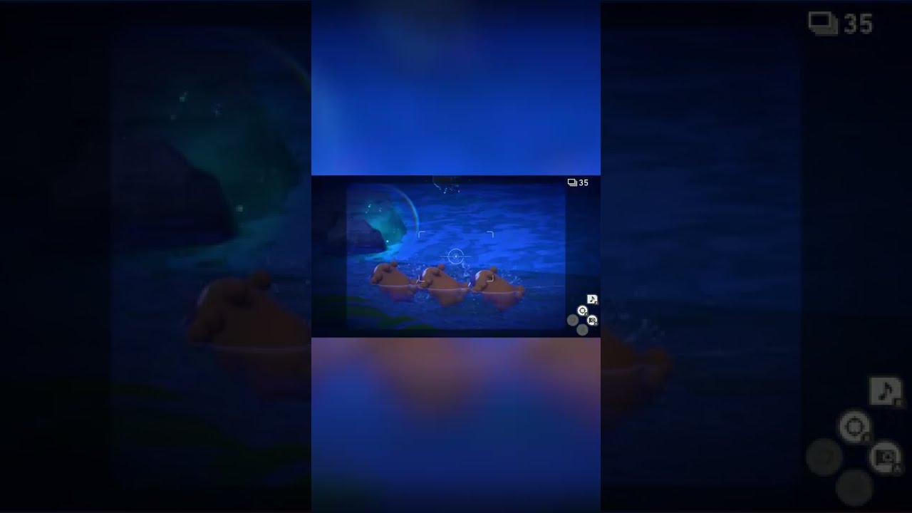【Newポケモンスナップ NEW POKÉMON SNAP】ビッパのシンクロ背泳ぎ #shorts
