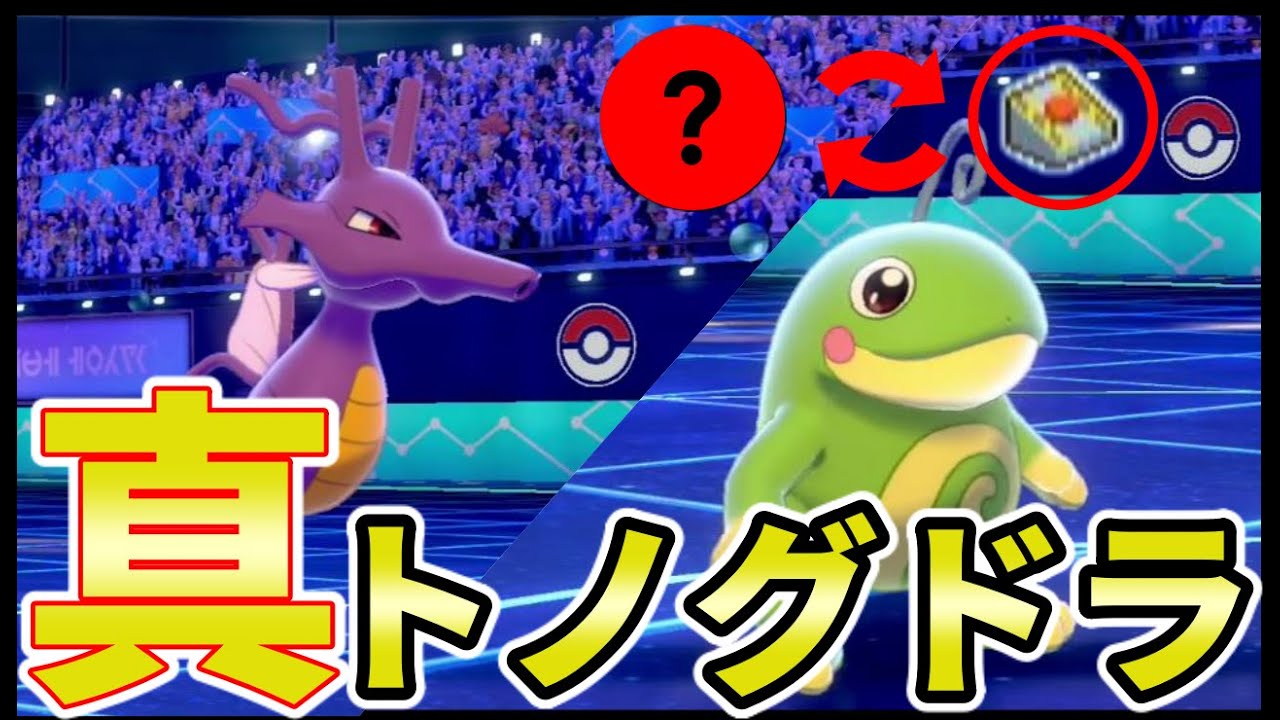 【トノグドラ】特性をフルに活かした”真”トノグドラが最強！？【キングドラ始動型】