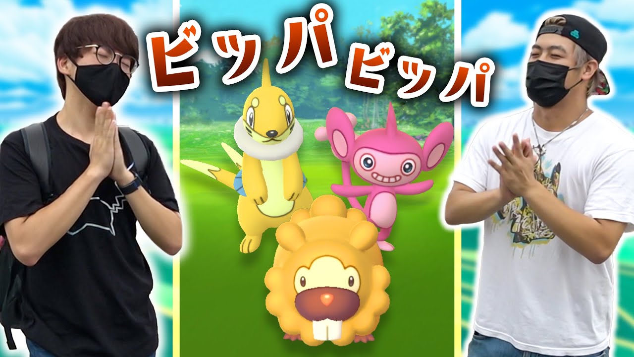 【ポケモンGO】色違いのビッパを求めて…ビッパビッパビッパ（神回不回避で色々とやばすぎたw）