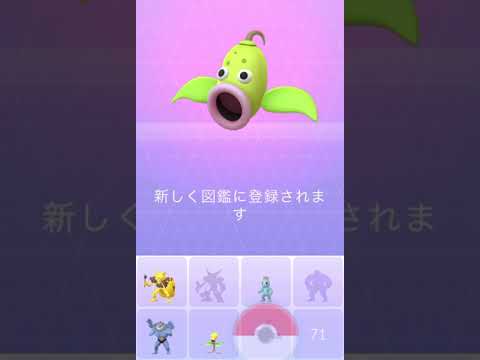 ポケモンGO 色違いマダツボミ進化