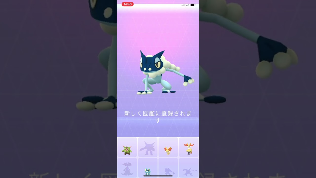 【ポケGO】ケロマツ、ゲコガシラ、ゲッコウガの色違いに出会う（コミュニティデイにて） ポケモンGO