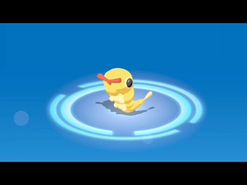 【ポケモンスリープ】色違い キャタピーから色違いトランセルに進化！　#Shorts