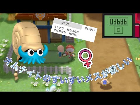【全クリしてすみません】オムナイトのすいすいメスが欲しい