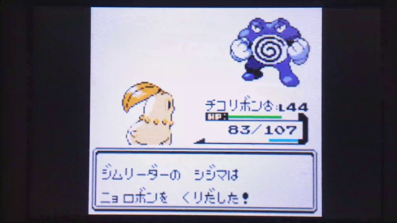 色チコリータ1匹の旅～015タンバジム シジマ戦～【ポケモン金VC】