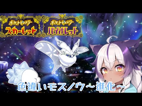 【ポケモンSV】色違いユキハミ → モスノウ【ポケットモンスタースカーレットバイオレット】