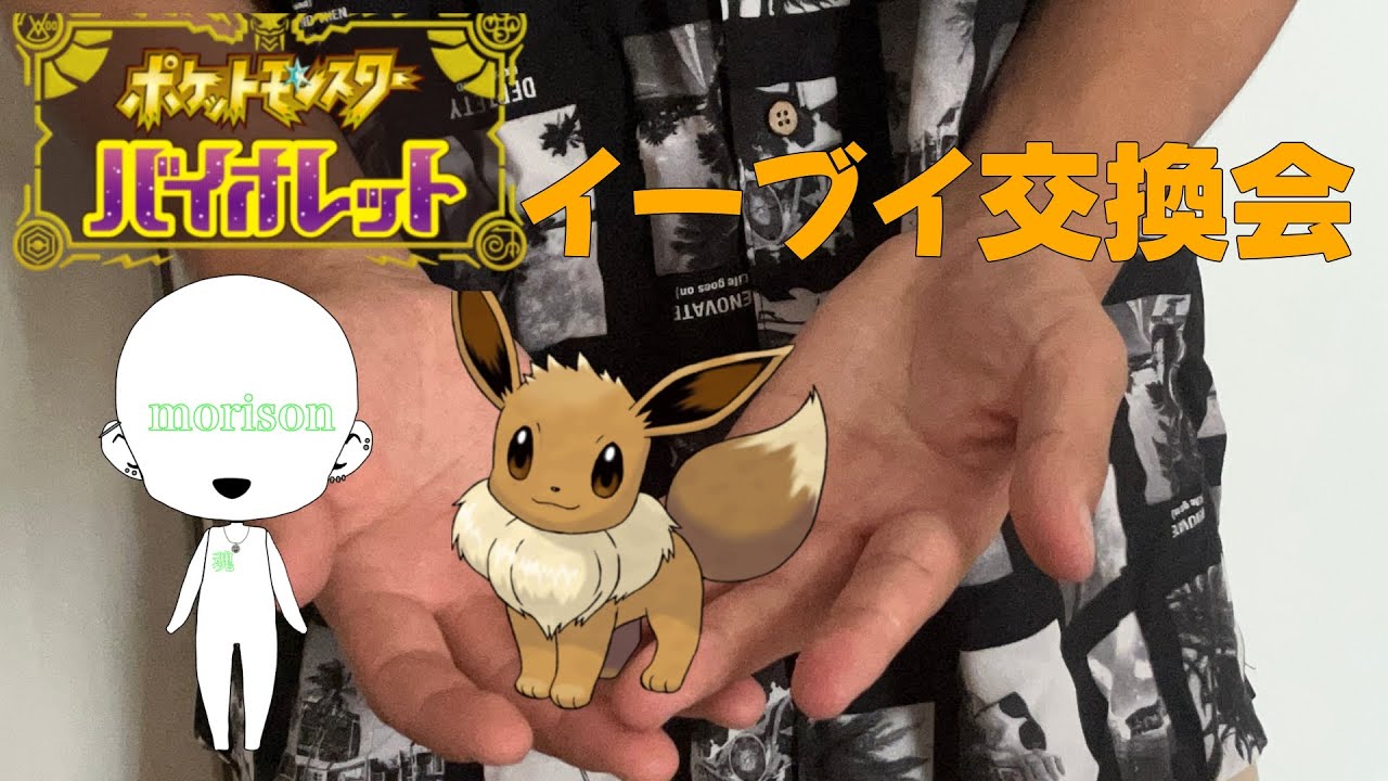 ポケットモンスター　バイオレット　イーブイ交換会