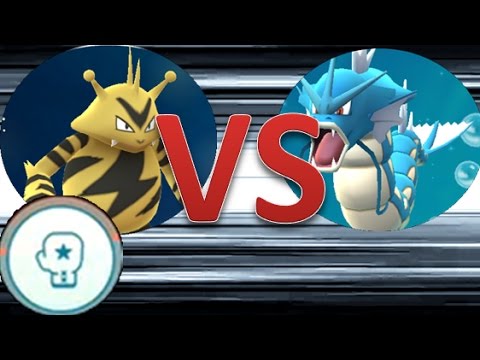 ポケモンGO　ジムトレーング　エレブーvsギャラドス他