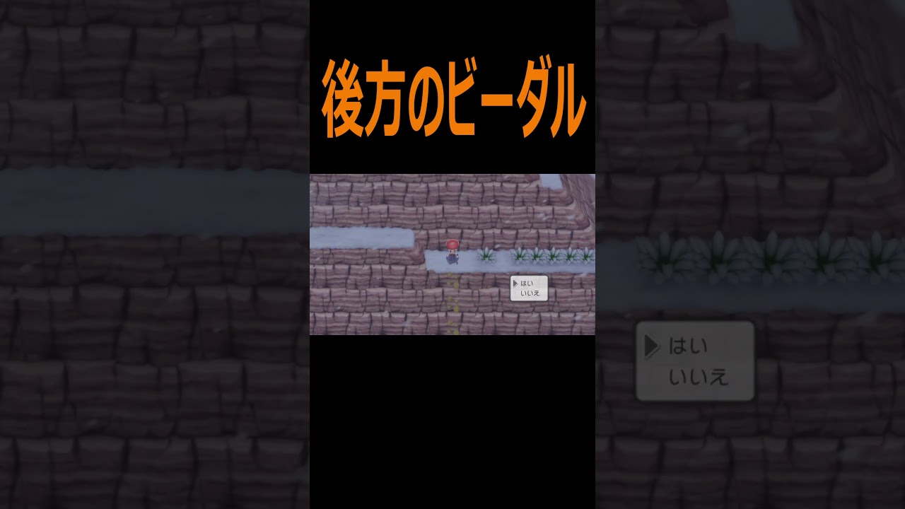 ヌルっと【ポケットモンスター ブリリアントダイヤモンド/#short/後方のビーダル】