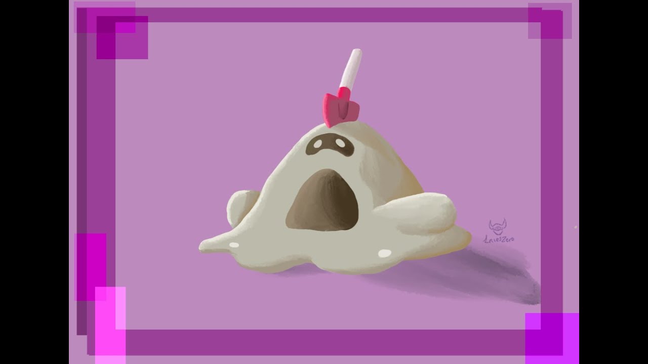 Art Timelapse - Pokémon - Drawing Sandygast! / スナバァ