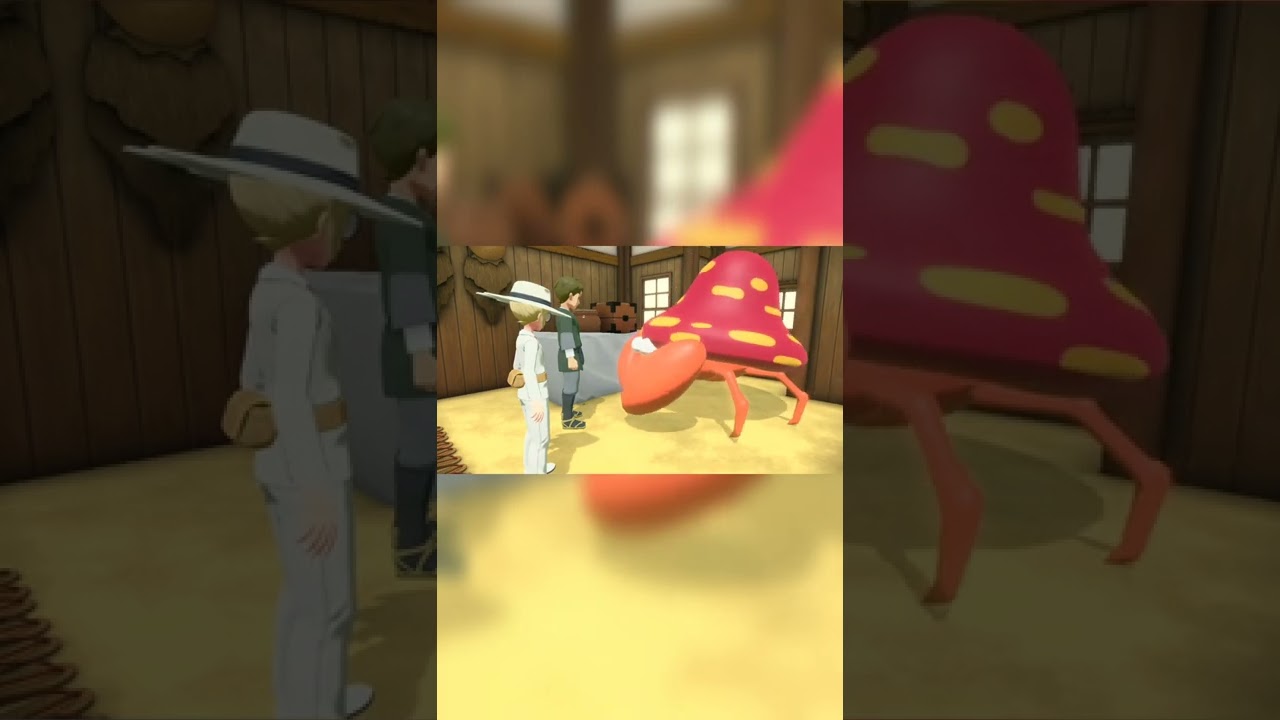 オヤブンパラセクトを渡してみた【ポケモンレジェンズアルセウス Pokémon Legends Arceus 】#shorts #ポケモンレジェンズアルセウス #pokemonlegendsarceus