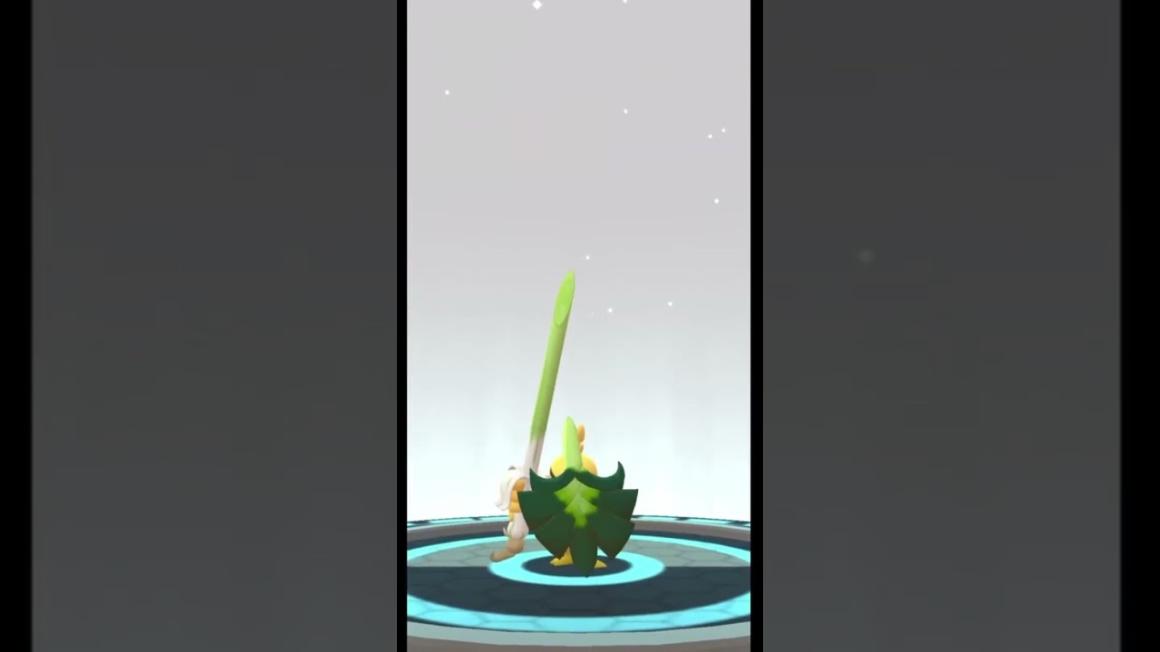 Evolving Shiny Galarian Farfetch’d to Sirfetch’d #pokemongo #pokemon  #ポケモン  #ポケモンgo #shorts