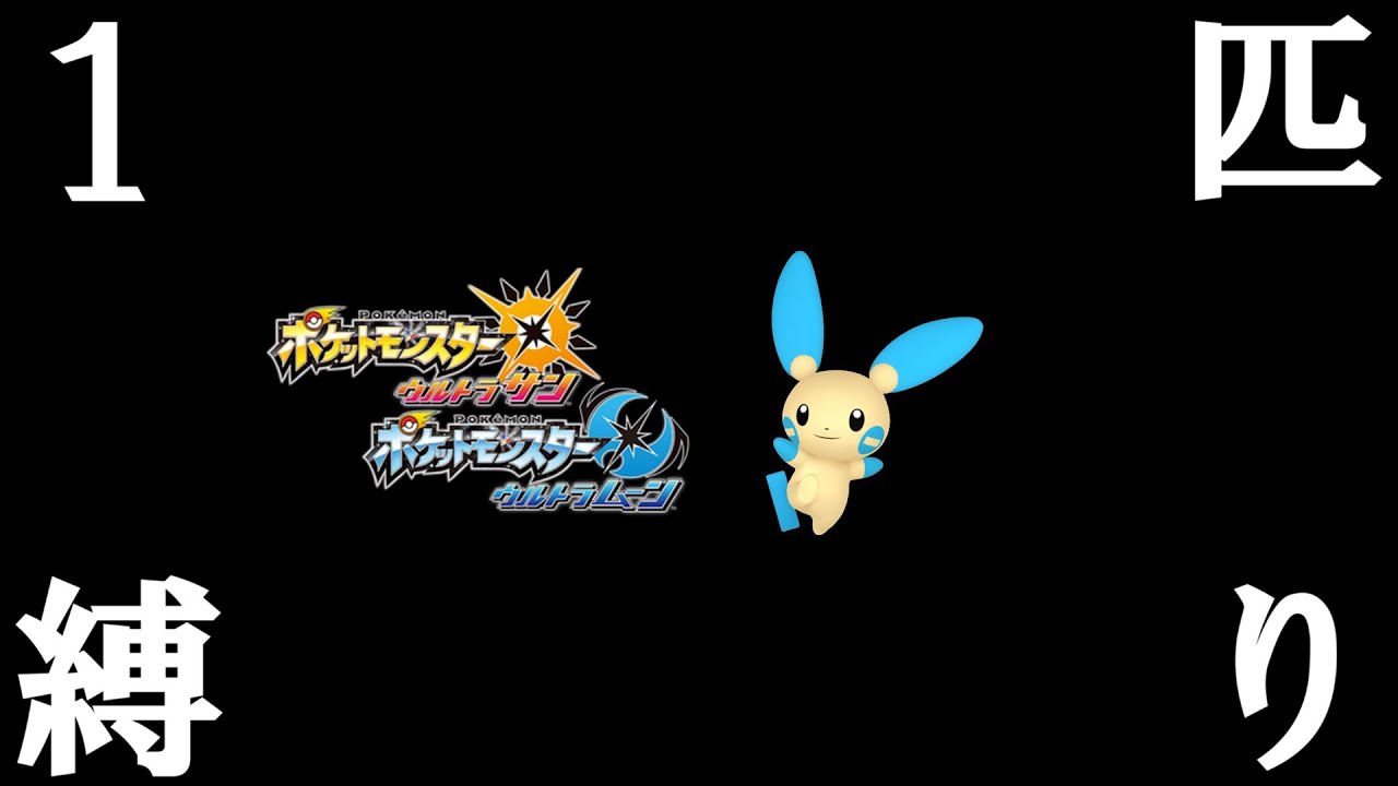 【ポケモンUSUM】マイナン一匹でアローラチャンピオンを目指す Day1【LIVE】