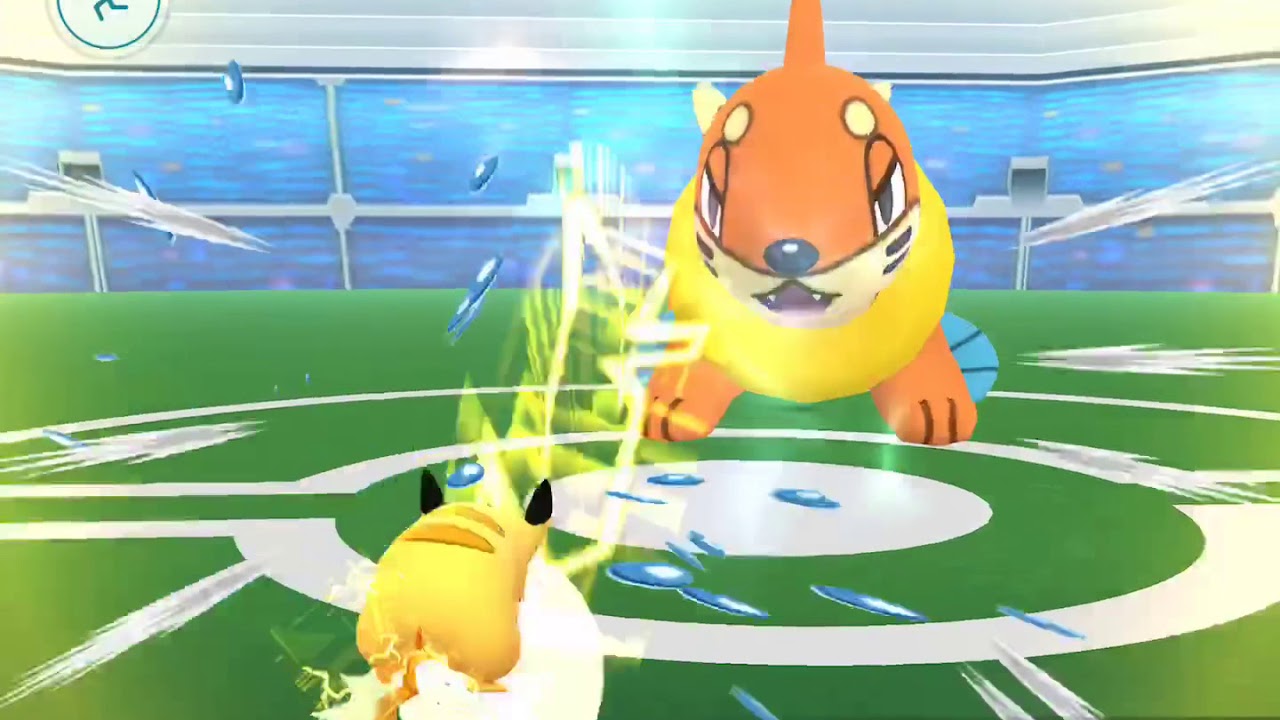 ポケモンGO ピカチュウ対ブイゼル