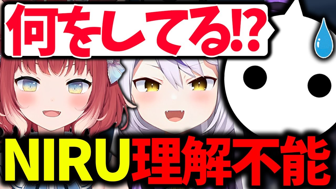 ラプラスとかるびの意味不明な行動に驚愕するNIRU【赤見かるび/ラプラス・ダークネス/NIRU/ファン太/mondo/白雪レイド/ボドカ/切り抜き】【VCRGTA】