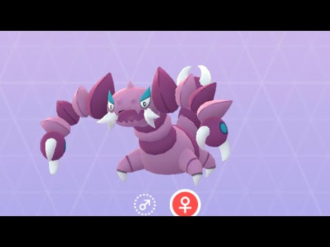 Pokémon GO 452 ドラピオン (スコルピ→ドラピオン進化シーン)
