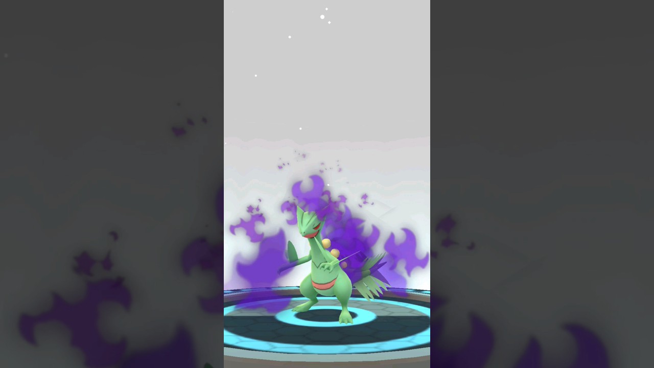 Evolving Shadow Treecko into Shadow Sceptile