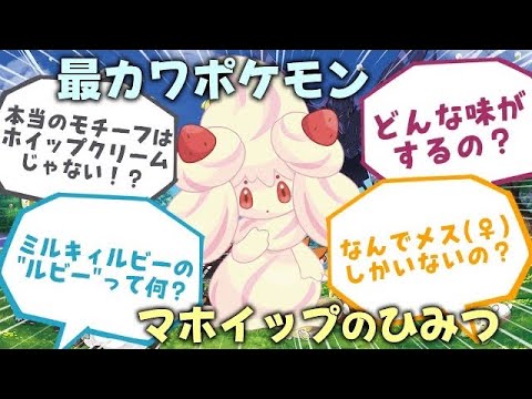 最カワポケモン マホイップの知られざる秘密【ゆっくり解説】【ポケモン剣盾】【考察】