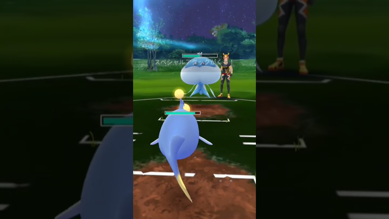 出し負けを返すコミュニティデイで強化されたニョロボンが強すぎる #ポケモンgo #バトルリーグ #化石カップ